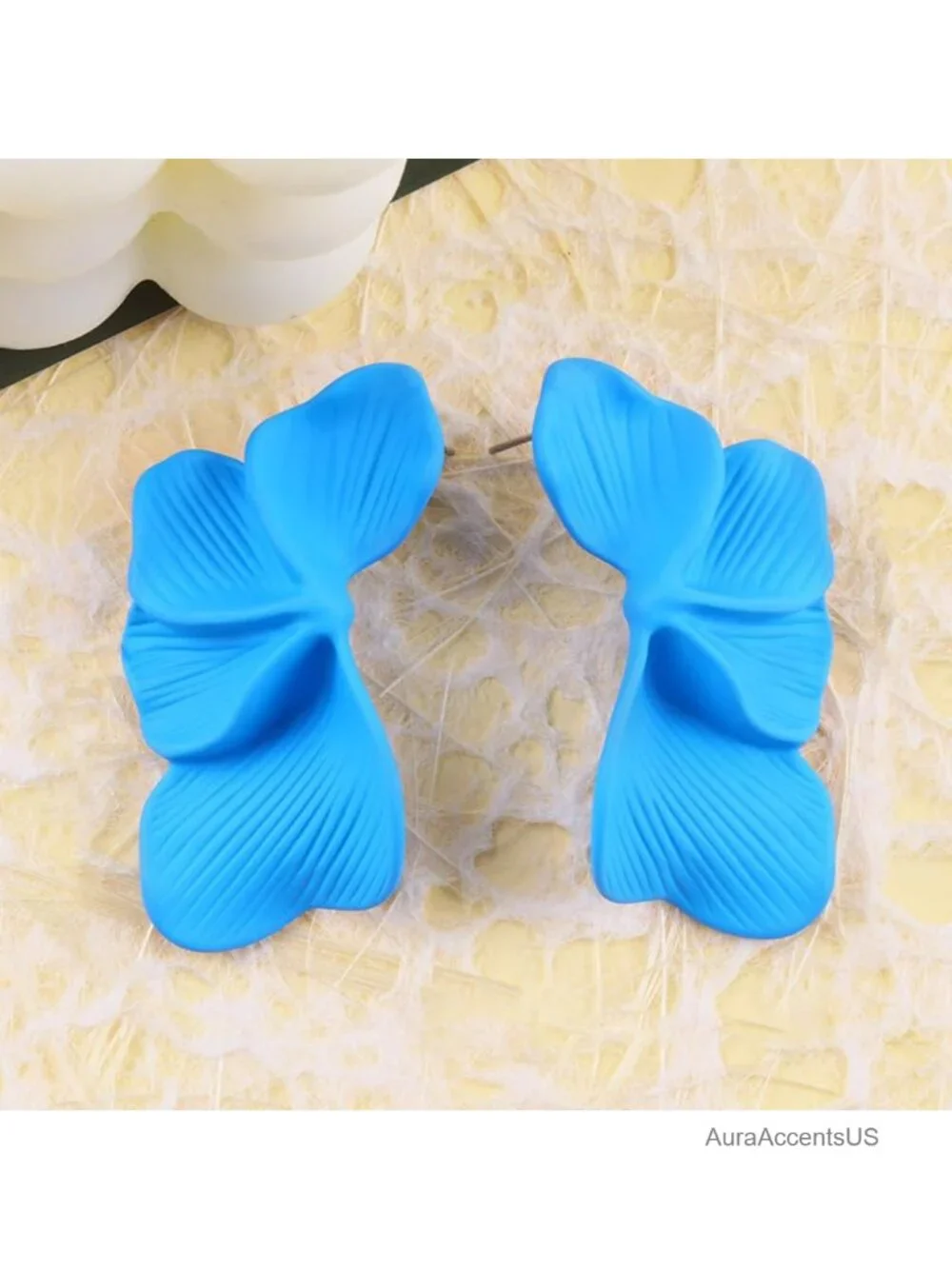 Boho Floral Drop Dangle Earrings for Women, Lightweight Acrylic Statement